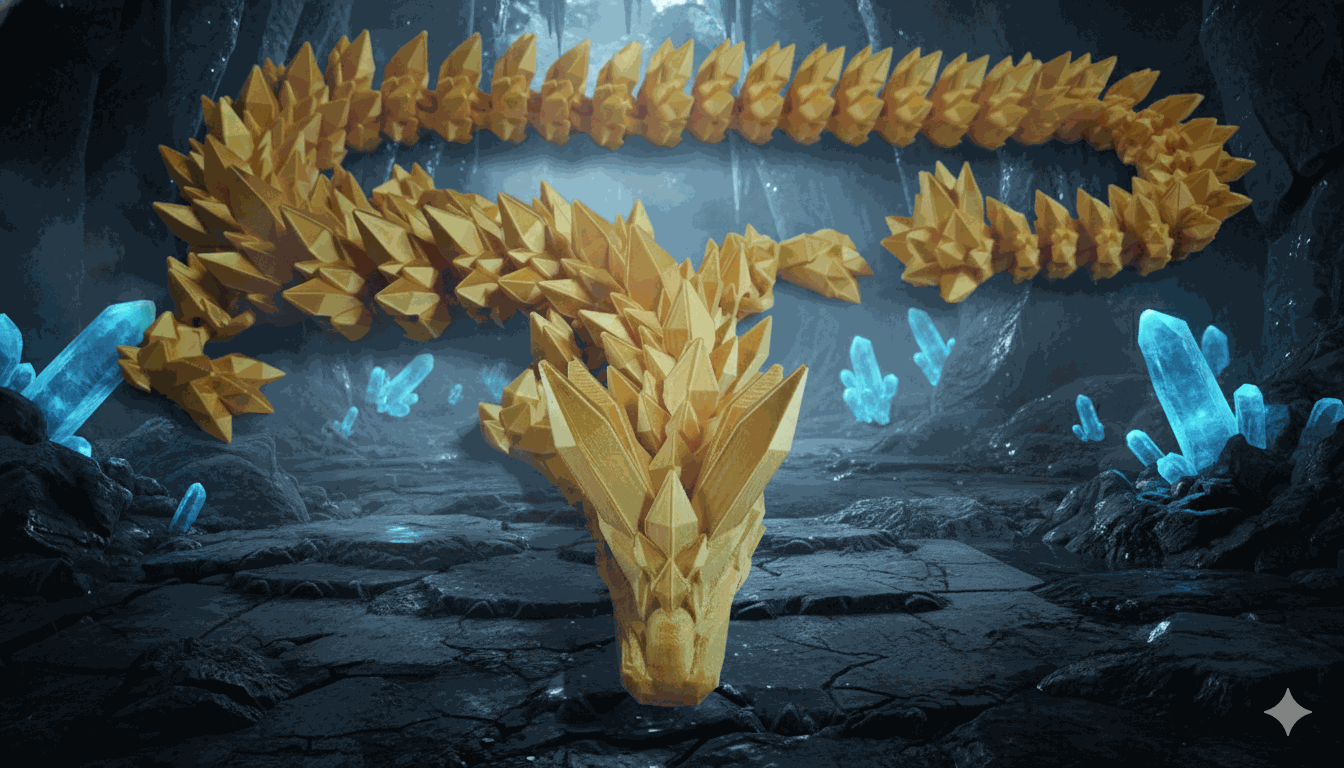 4' Dragon #3 Designed by Cinderwind 3D