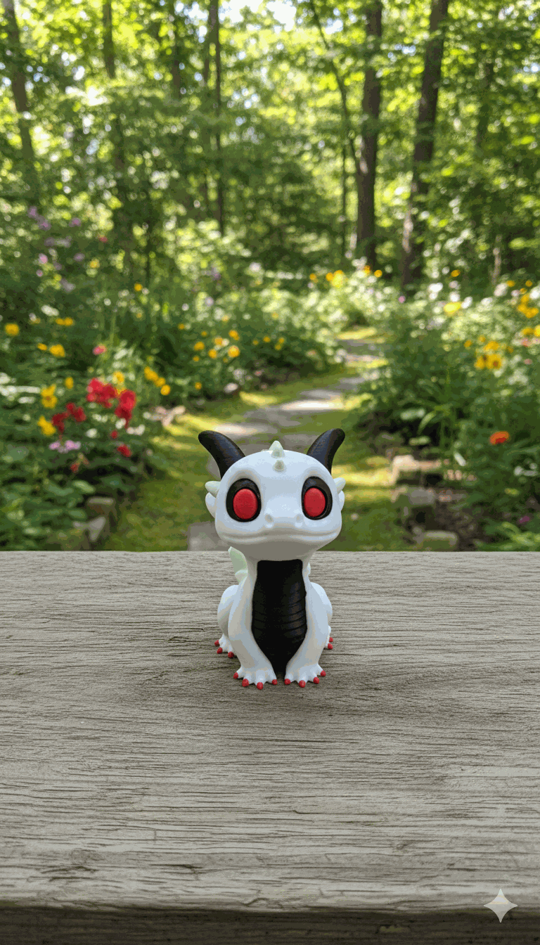 Cute Dragon Red Eyes