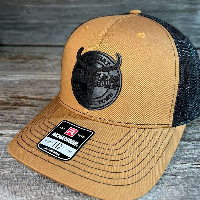 Try that in a small town Aldean Patch (Black Patch) Various colors. Must message for Color Choice