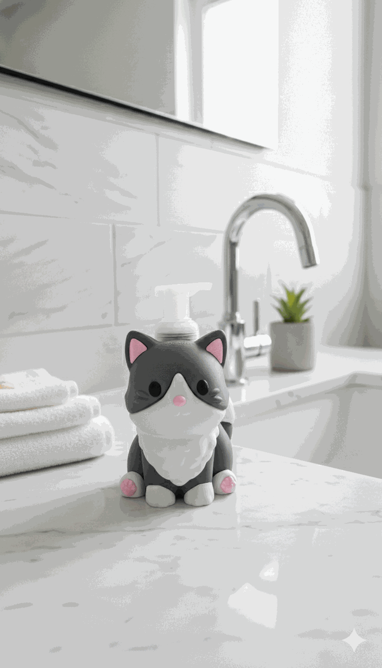 Kitty Cat soap holder for Bath and Body Works Soap