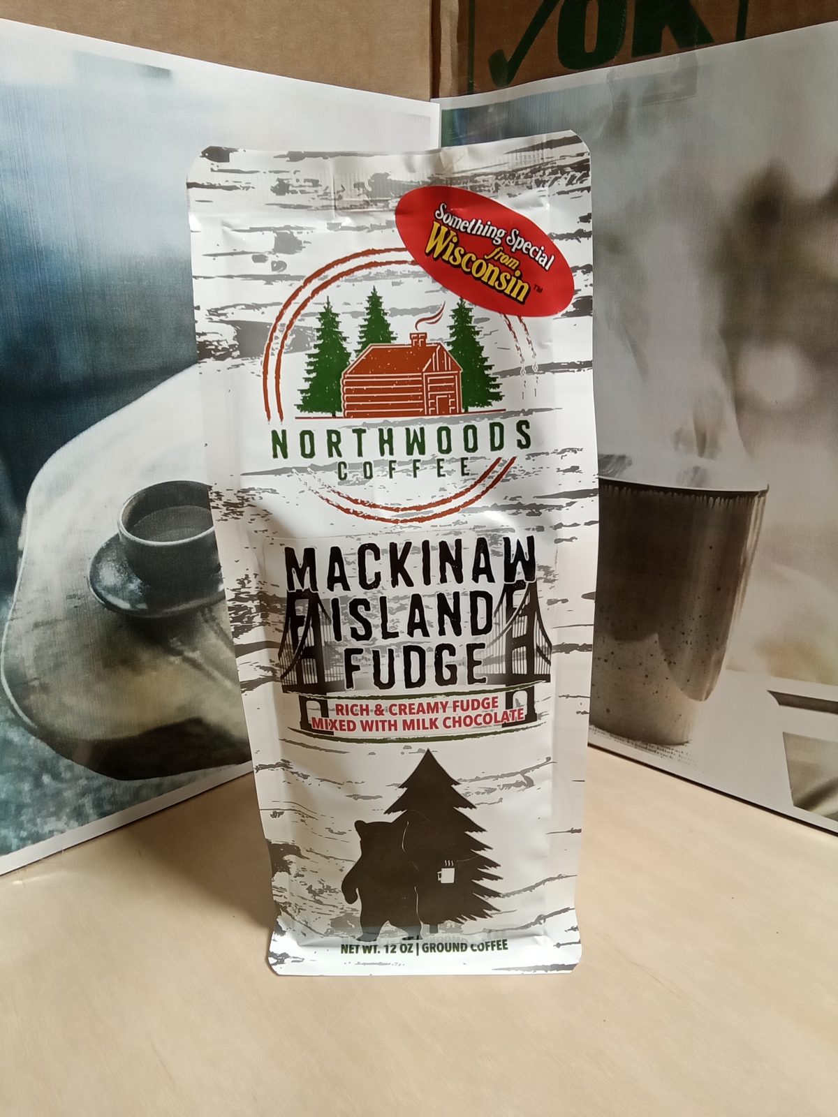 Northwoods Coffee Mackinaw Island Fudge 12oz Ground Coffee