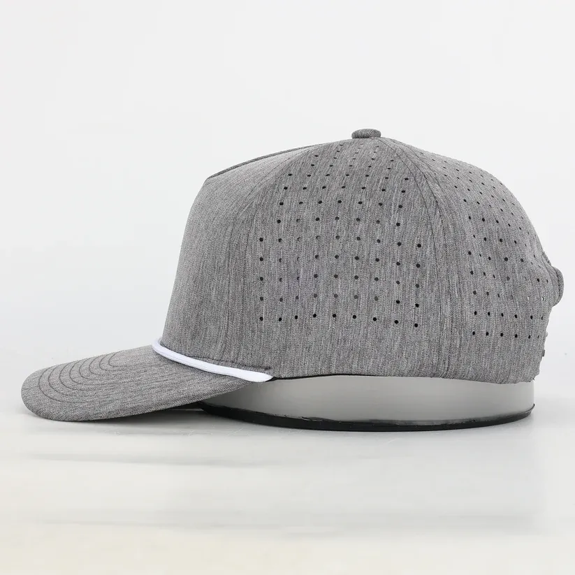 Heather Grey/White Performance Hat
