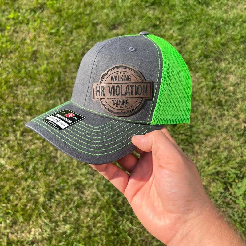 Walking and Talking HR VIOLATION Hat Richardson 112 Green